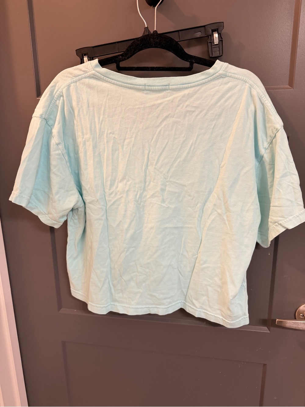 Fresh Produce Light Blue V-Neck Cotton Top with Starfish Design - One Size - Picture 3 of 7